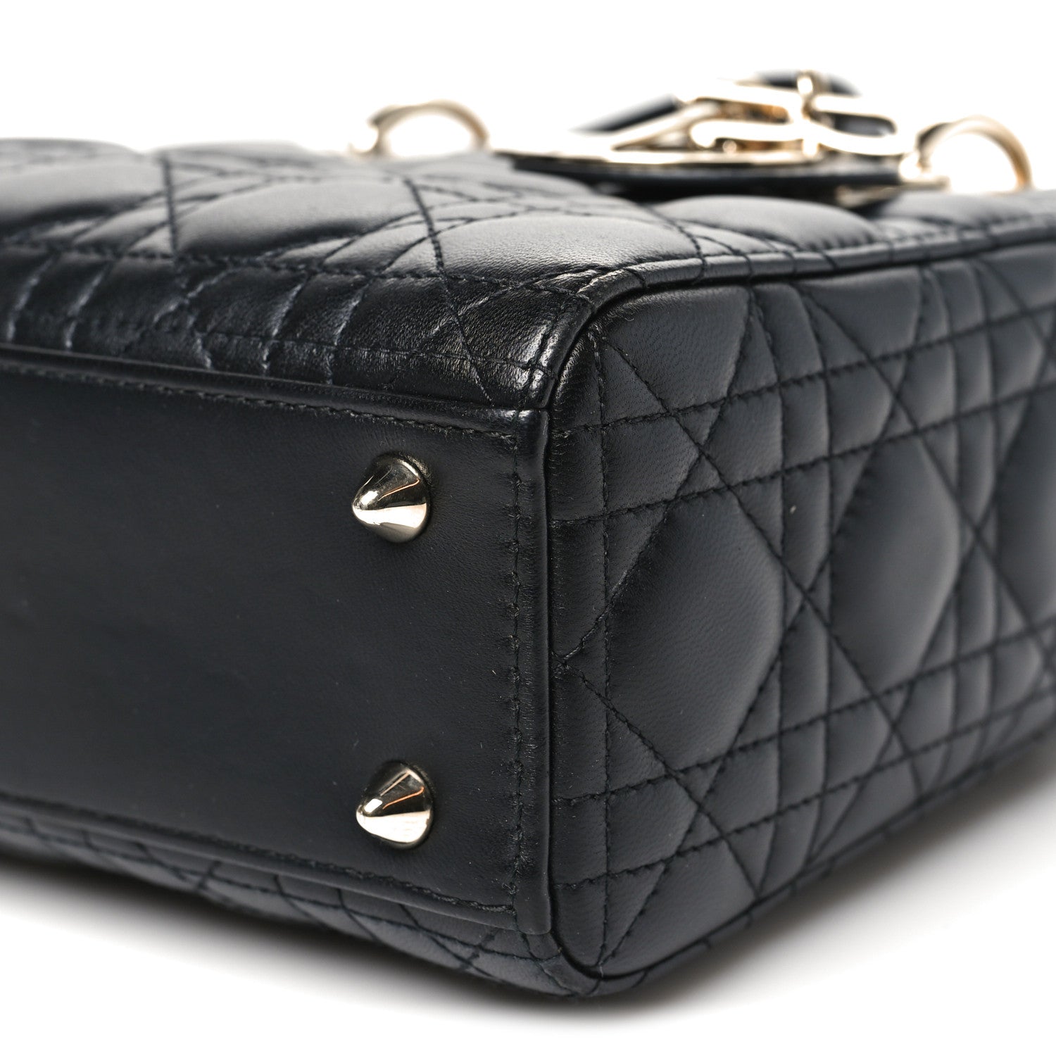 Lambskin Cannage Small My ABCDior Lady Dior Black