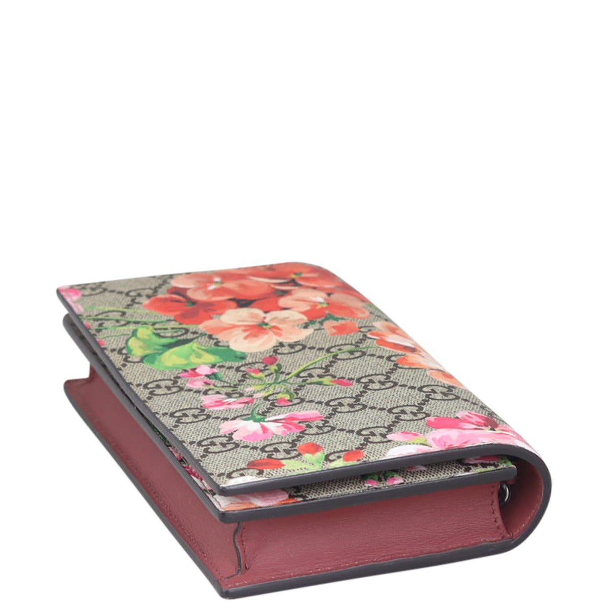 Gucci GG Supreme Blooms Chain Wallet