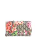 Gucci GG Supreme Blooms Chain Wallet