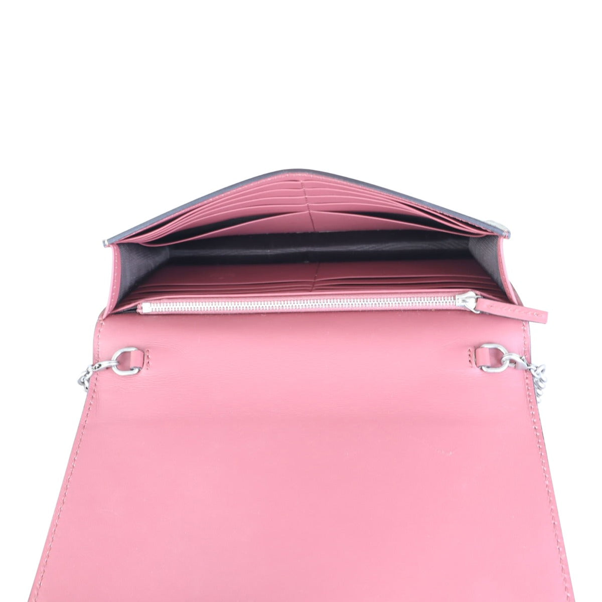 Gucci GG Supreme Blooms Chain Wallet
