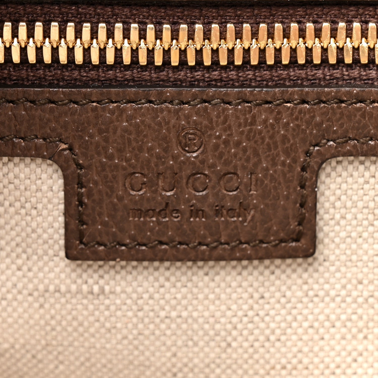 Monogram Jumbo GG Textured Dollar Calfskin Web Tote Bag Camel Ebony New Acero