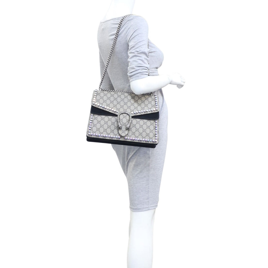 Gucci Dionysus Crystal Embellished Medium Shoulder Bag
