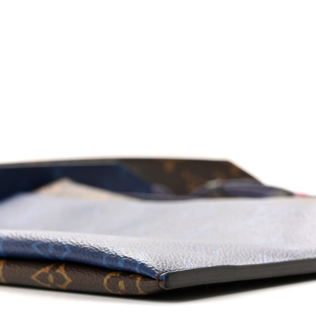 Monogram Small Outdoor Pouch Pacific Blue