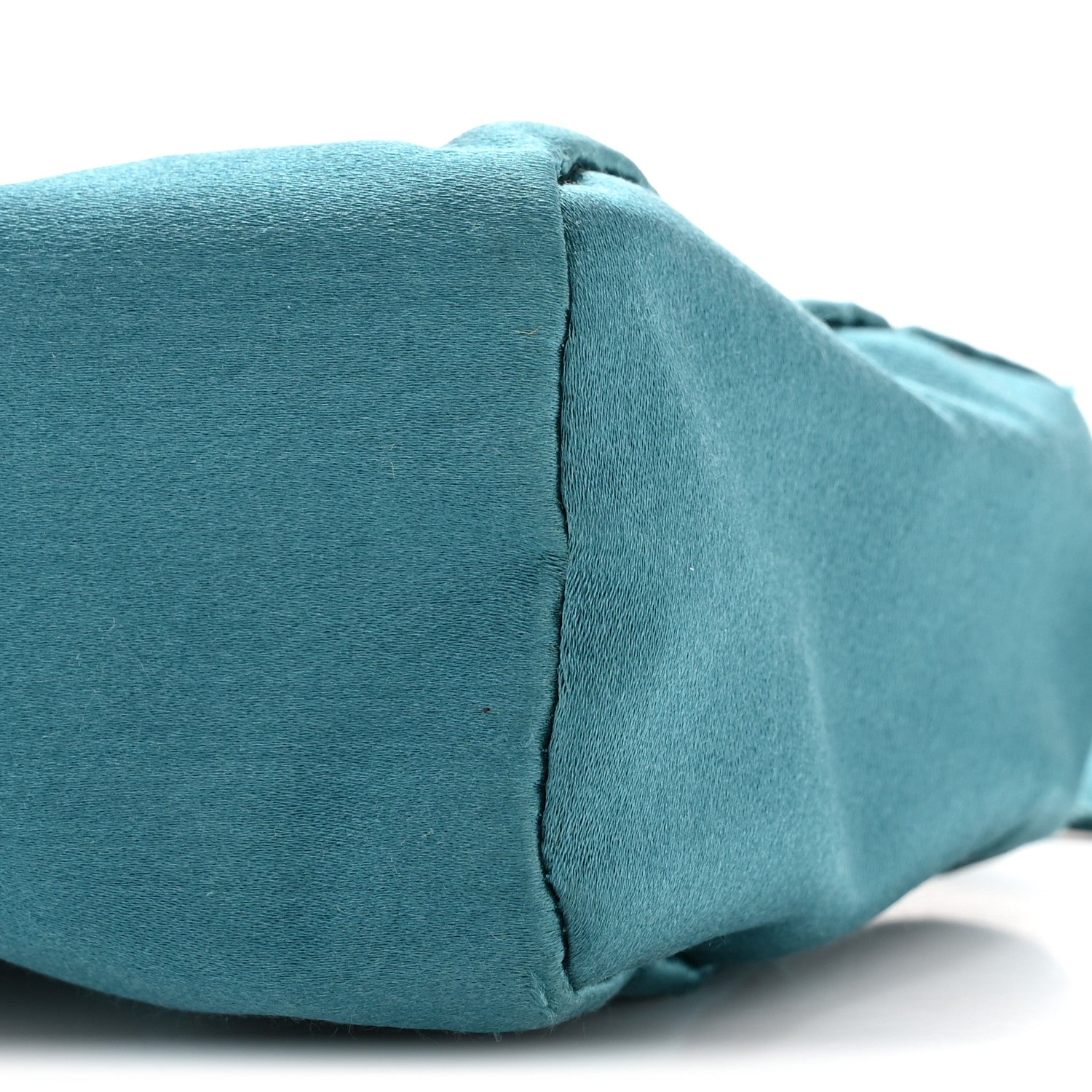 Satin Soft Evening Bag Turchese