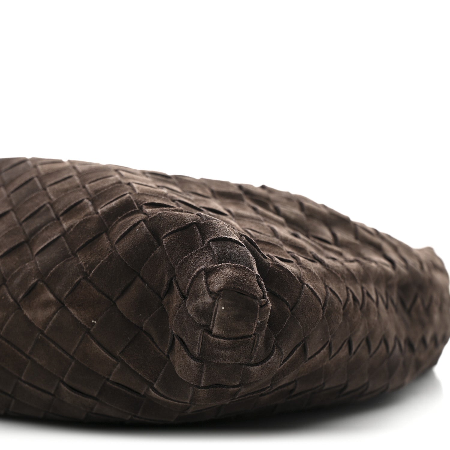 Suede Intrecciato Small Hop Fondant