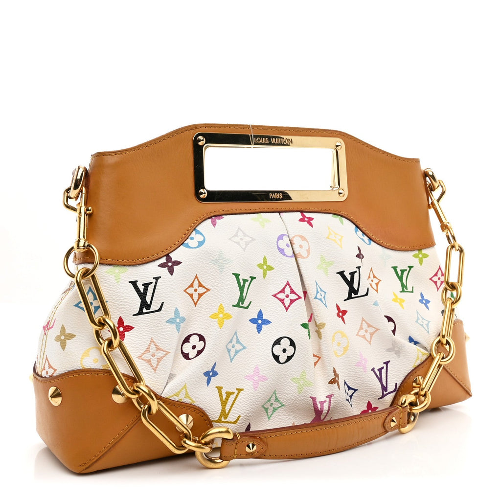 Monogram Multicolor Judy MM White