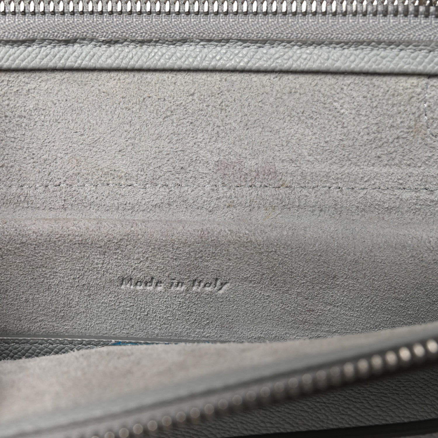 Grained Calfskin Micro Belt Bag Cloud