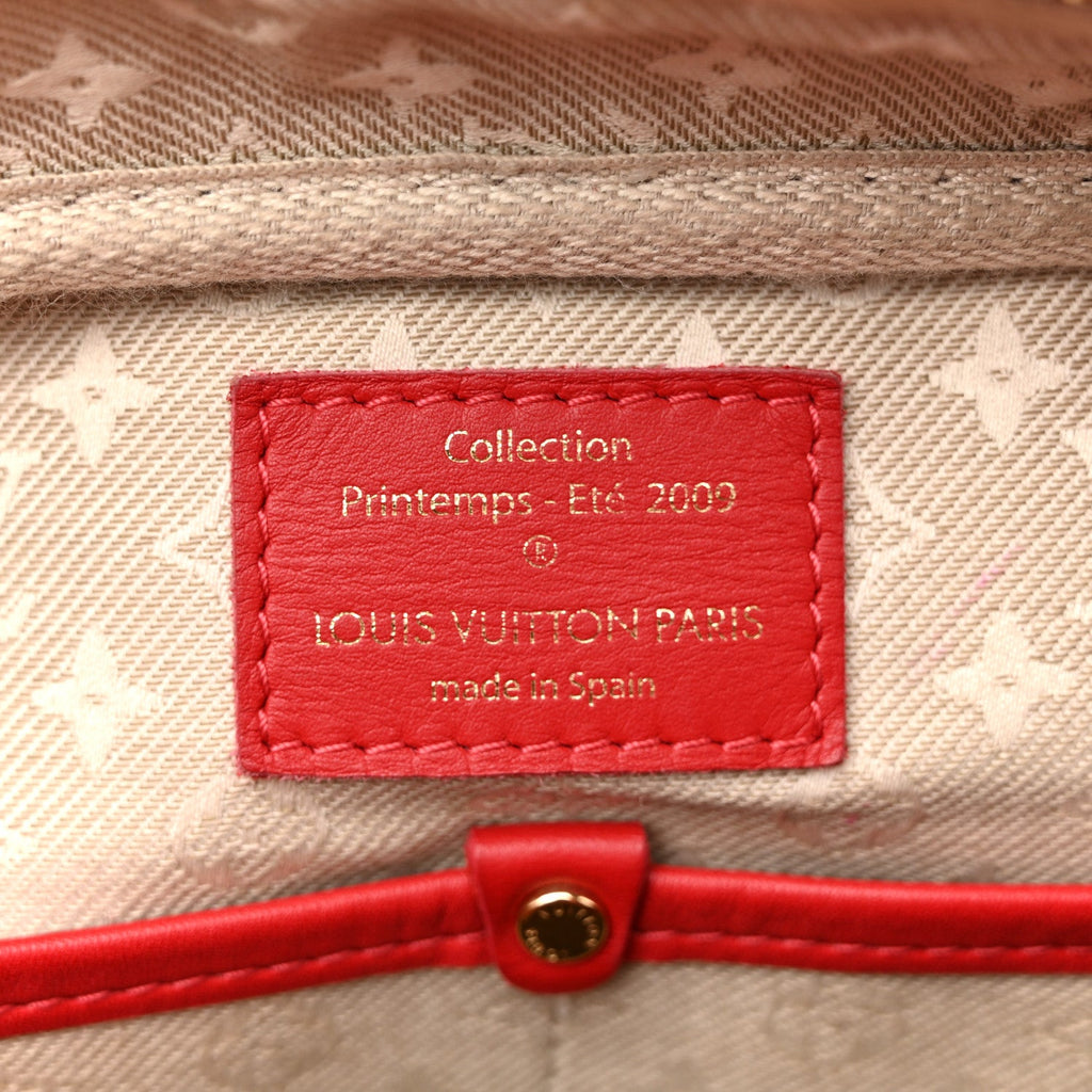 Supple Calfskin Paname Take Off Flight Overseas Bag Red