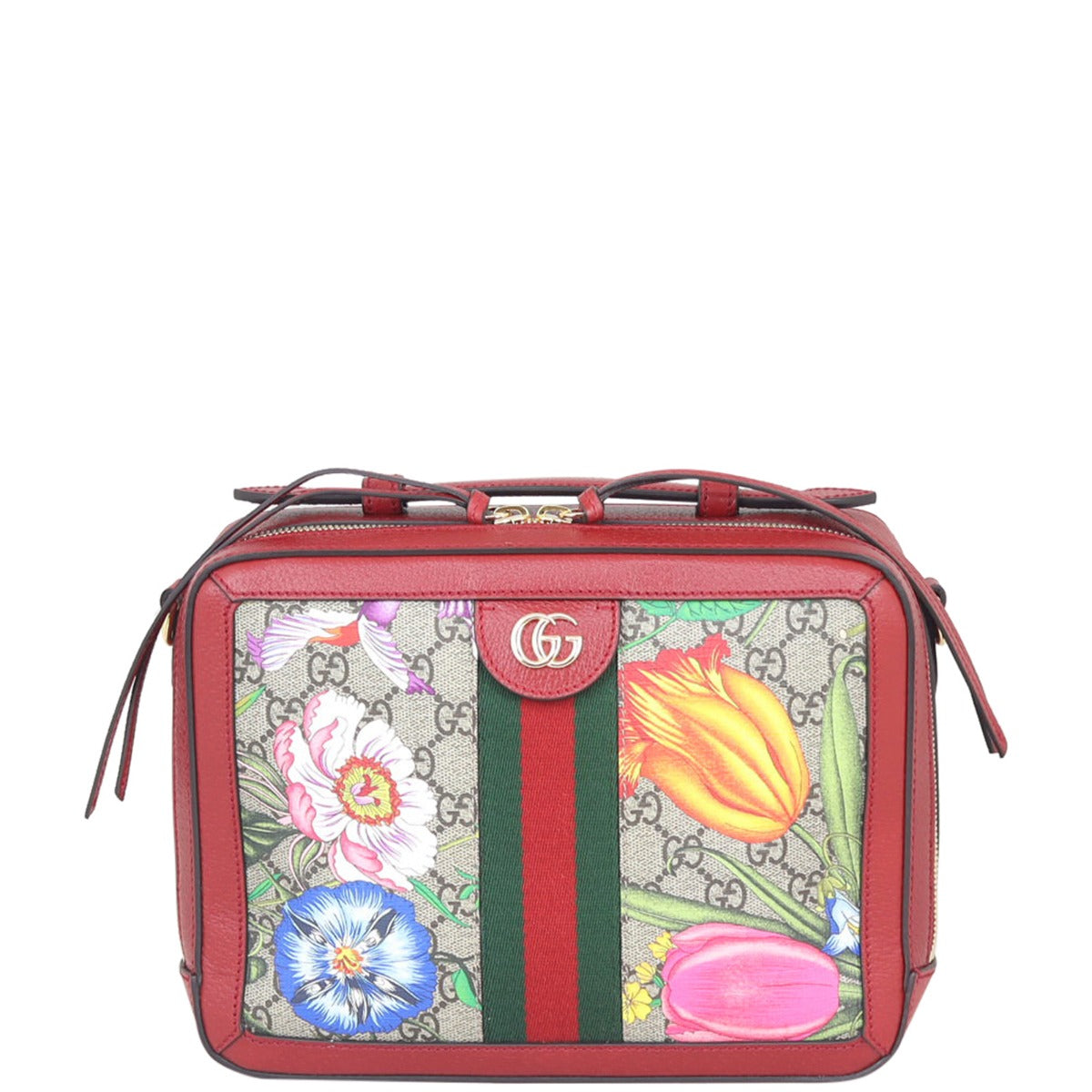 Gucci Flora GG Supreme Ophidia Small Shoulder Bag
