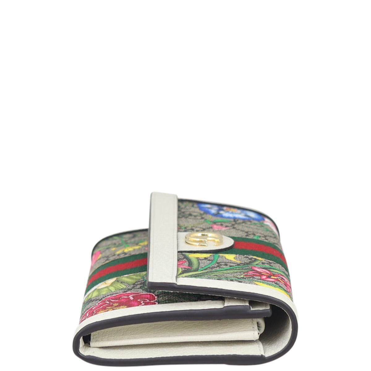 Gucci Flora GG Supreme Ophidia Continental Wallet