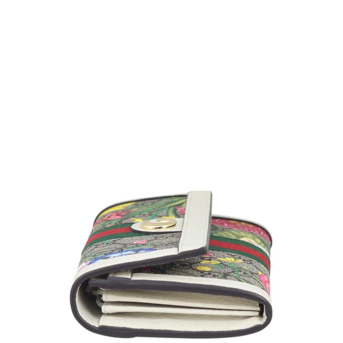 Gucci Flora GG Supreme Ophidia Continental Wallet