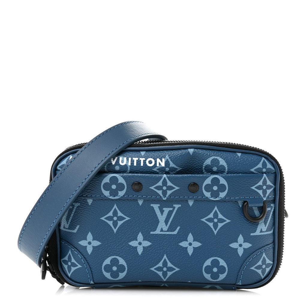 Monogram Alpha Wearable Wallet Atlantic Blue
