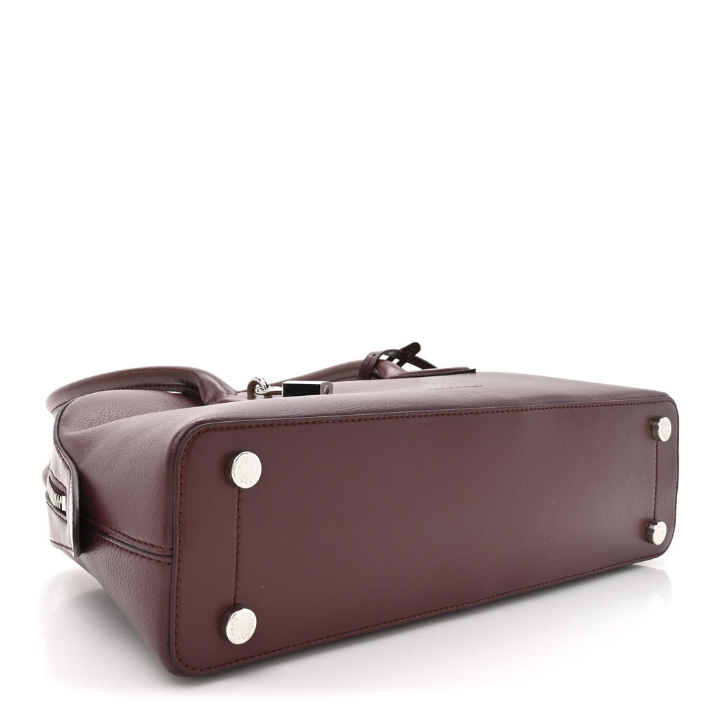 Eco Grainy Alter Mat Ryder Shoulder Bag Bordeaux