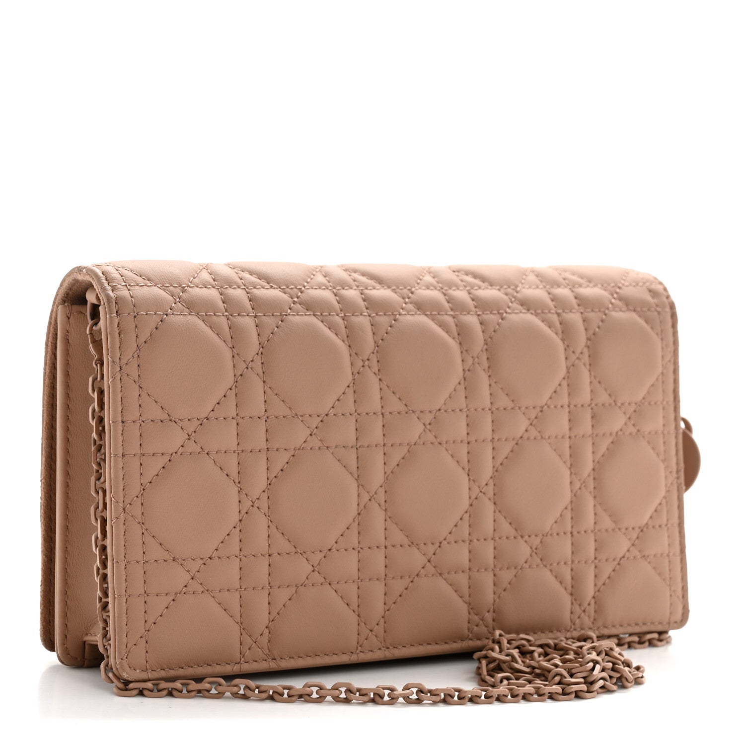 Ultra Matte Calfskin Cannage Lady Dior Clutch Fard