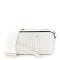 Saffiano Small Snapshot Camera Bag White