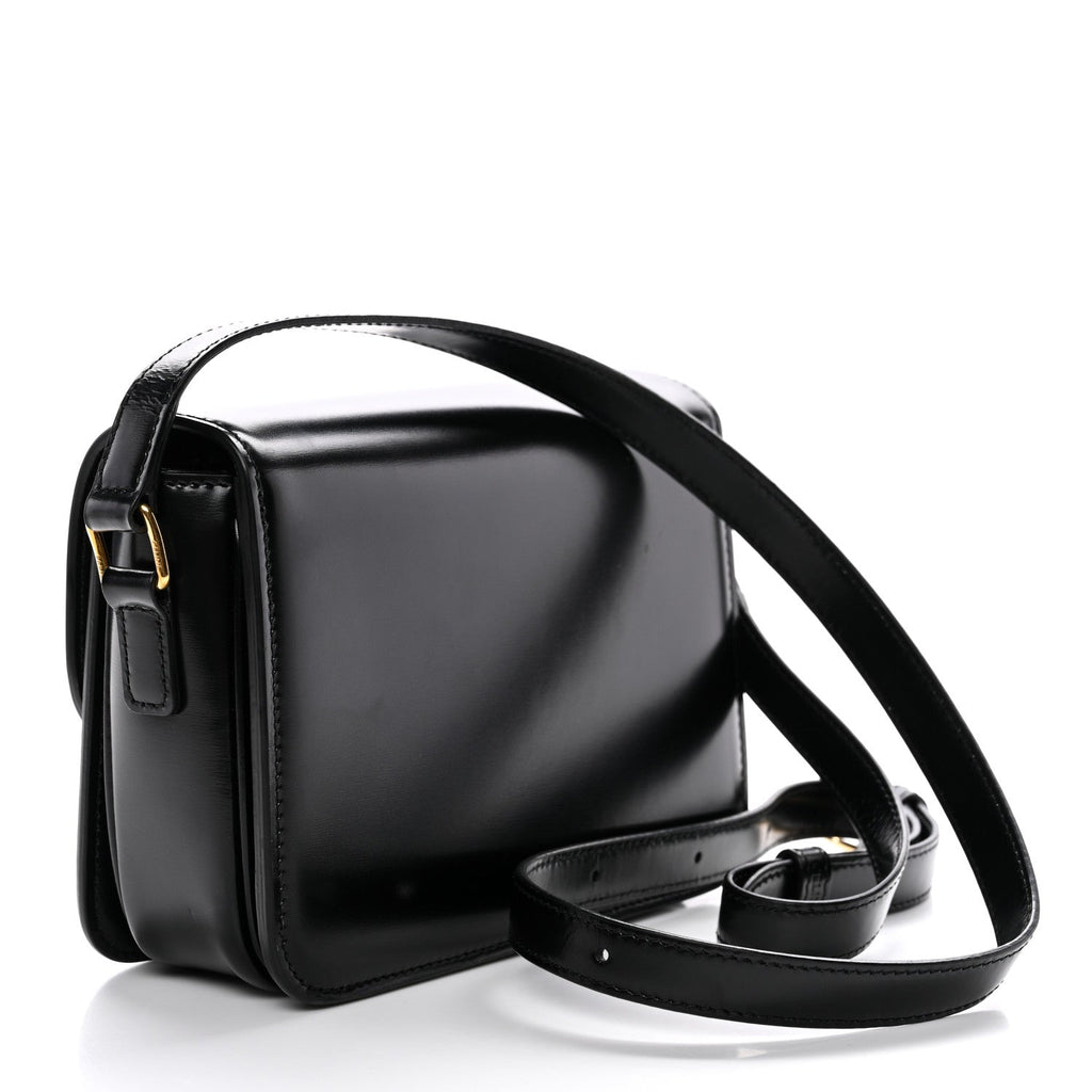 Shiny Calfskin Teen Triomphe Black