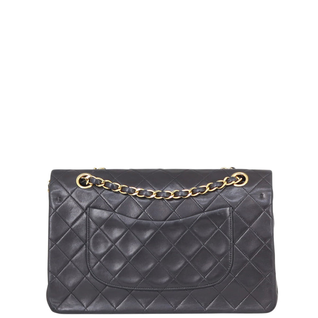 Chanel Classic Double Flap Medium | 2 Series Black Vintage Lambskin
