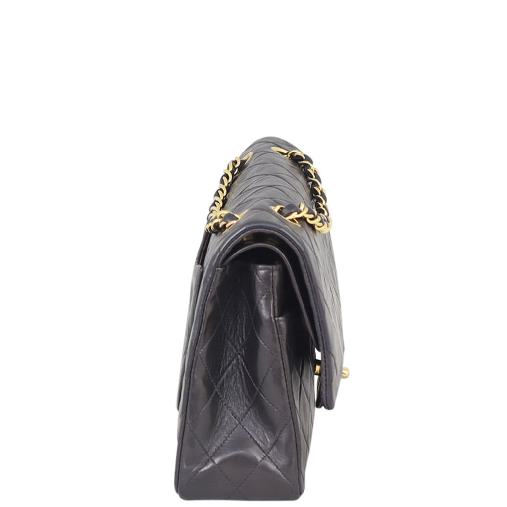 Chanel Classic Double Flap Medium | 2 Series Black Vintage Lambskin