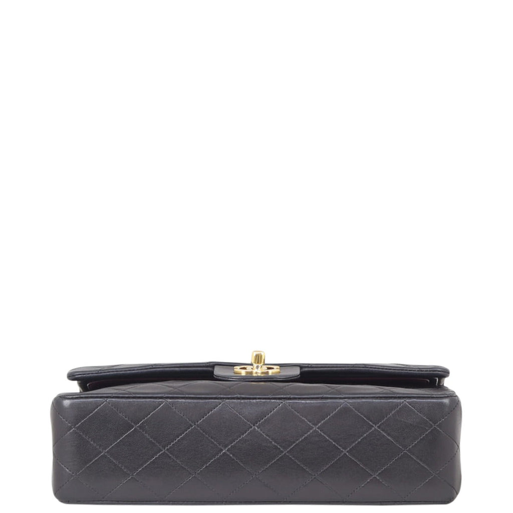 Chanel Classic Double Flap Medium | 2 Series Black Vintage Lambskin