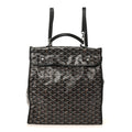 Goyardine Saint Leger Soft Briefcase Backpack Black