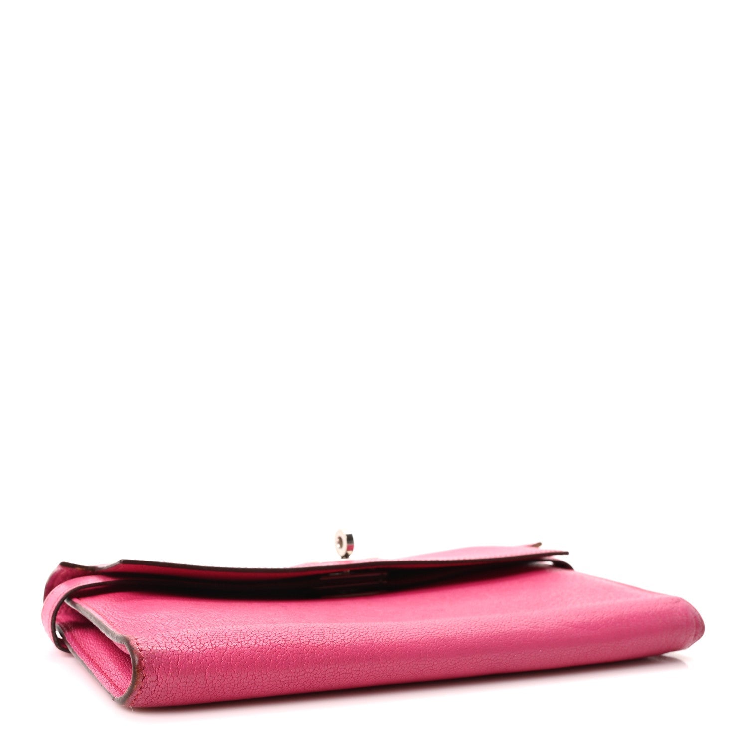 Chevre Mysore Kelly Longue Wallet Rose Shocking
