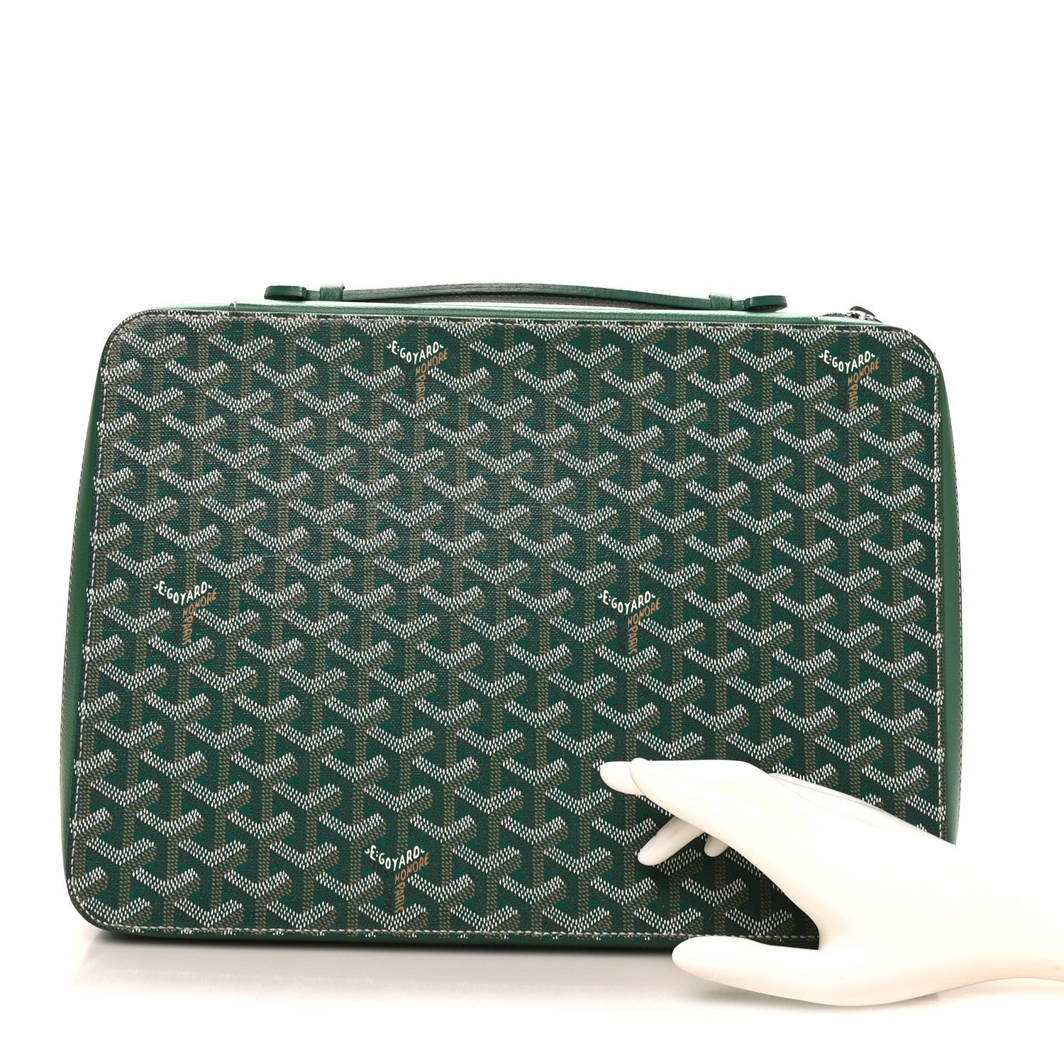Goyardine Universal Companion Portfolio Green