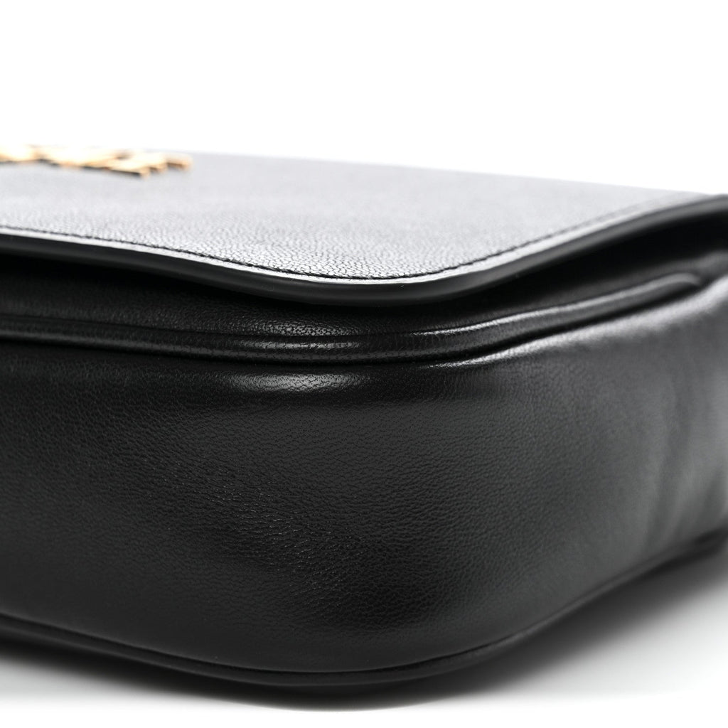 Lambskin Tag Mini Bag Black