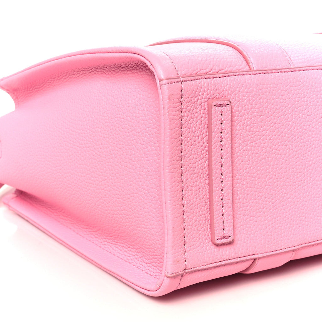 Grained Calfskin Medium The Tote Bag Fluro Candy Pink