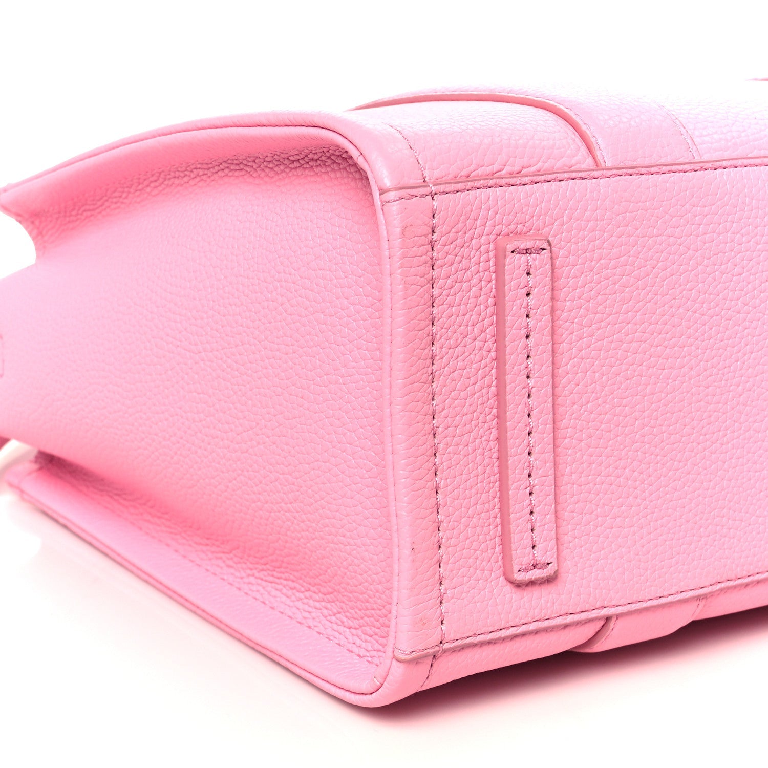 Grained Calfskin Medium The Tote Bag Fluro Candy Pink
