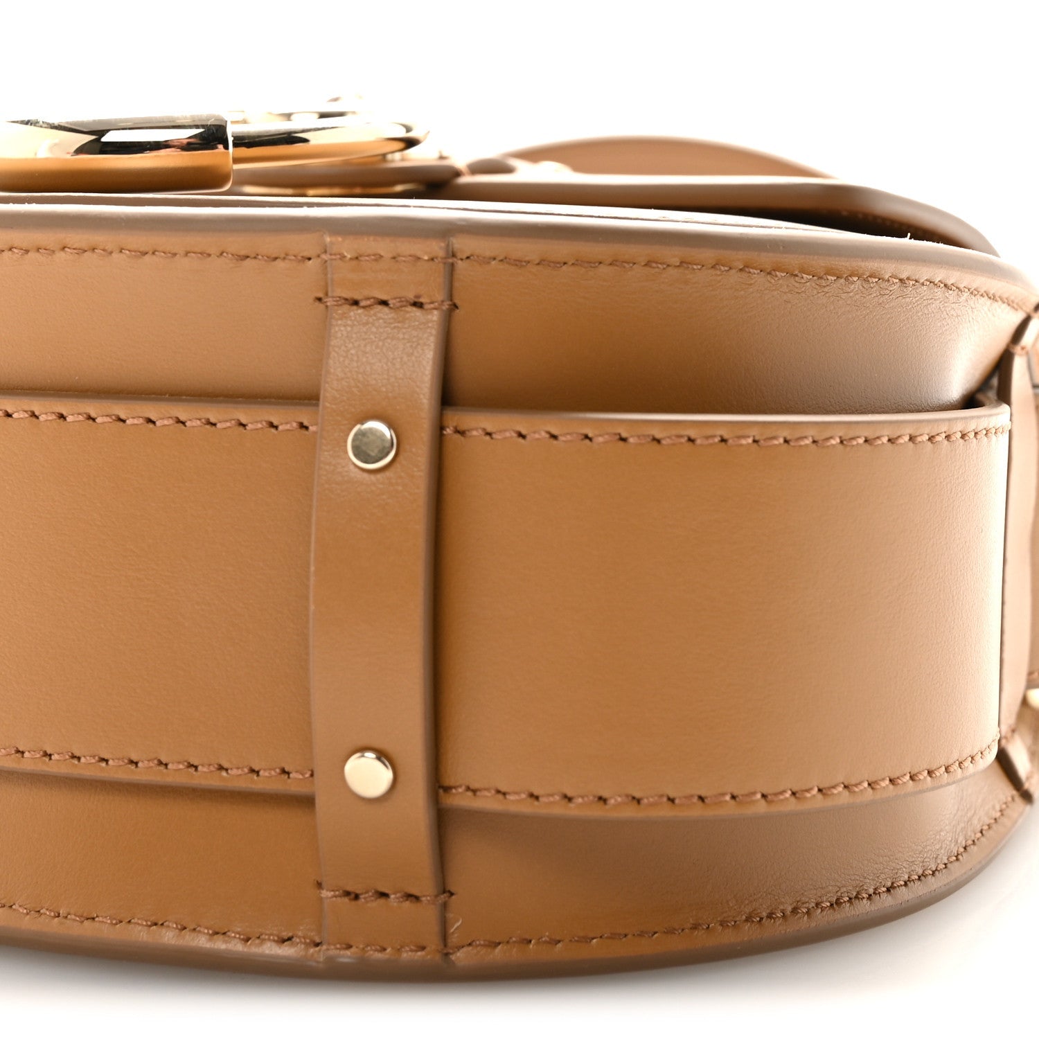 Calfskin Small Tess Bag Pottery Brown