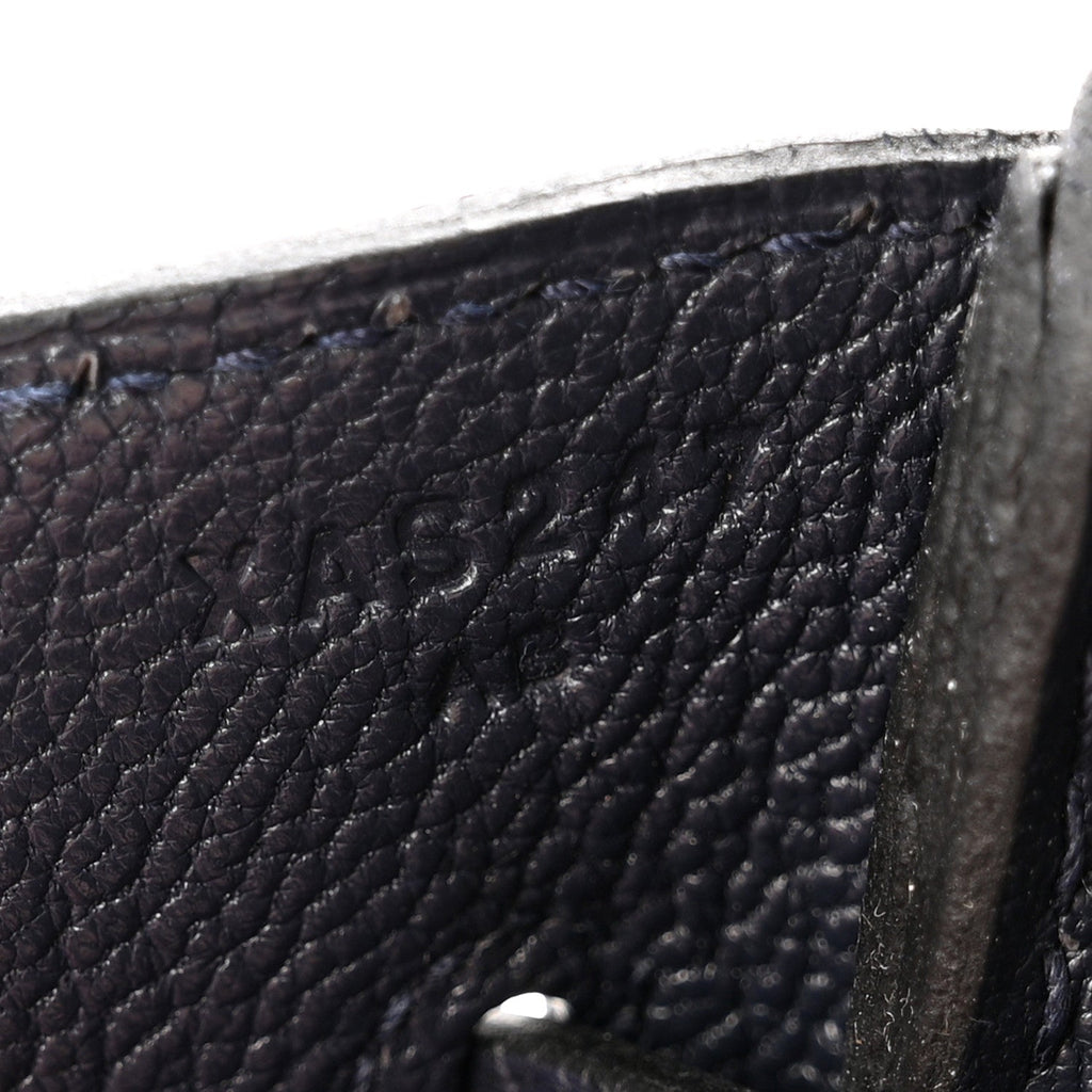 Togo Birkin 35 Bleu Nuit