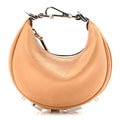 Vitello Grace Nano Fendigraphy Hobo Charm Miele Scuro
