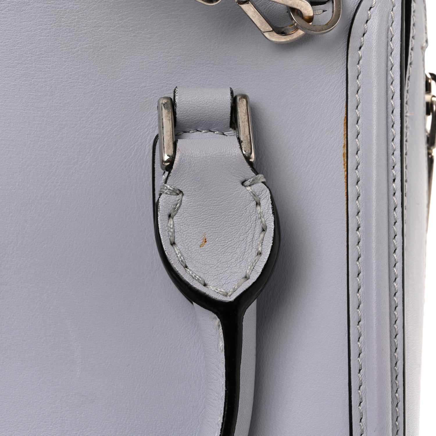 Calfskin Mini Heroine Light blue