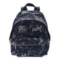 Denim Monogram Camouflage Large Backpack Blue