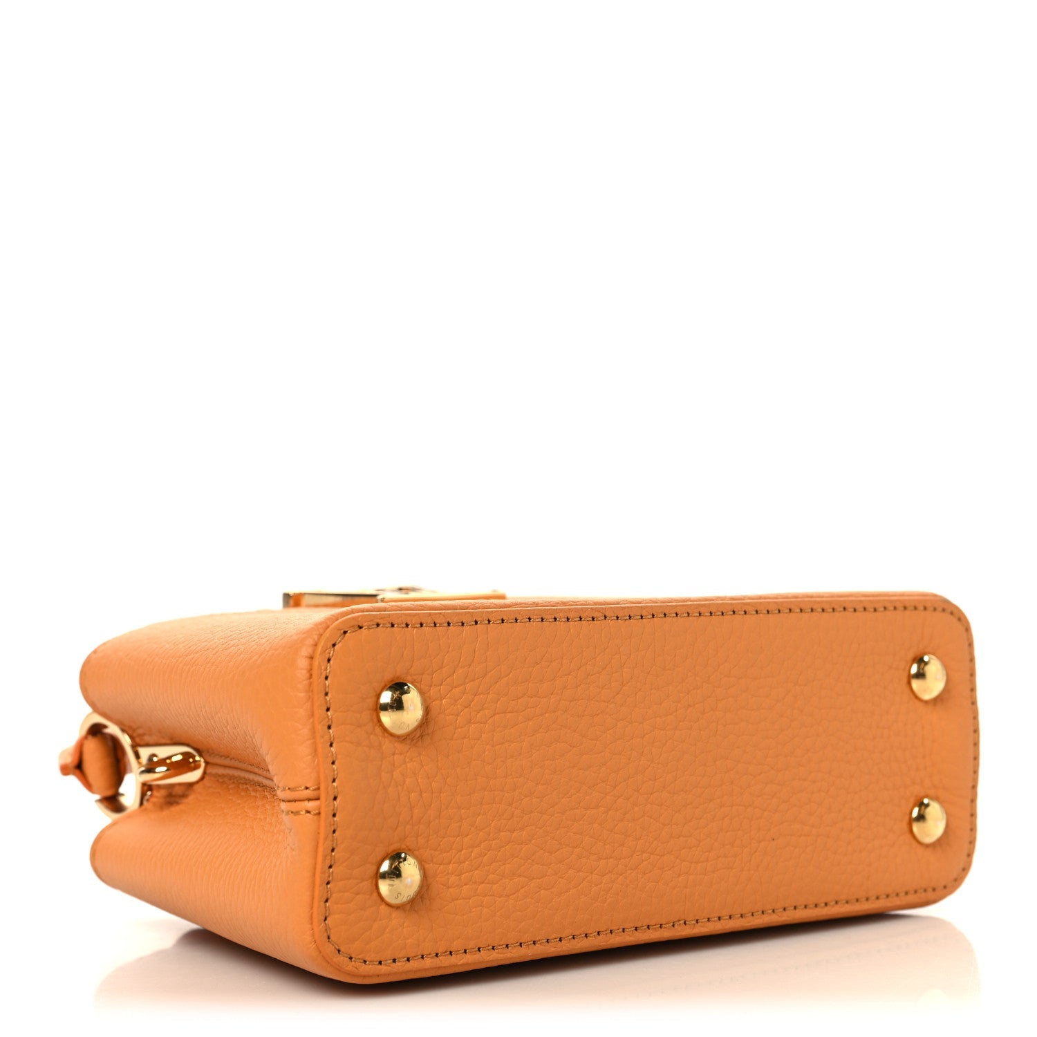 Taurillon Mini Capucines Safran Imperial
