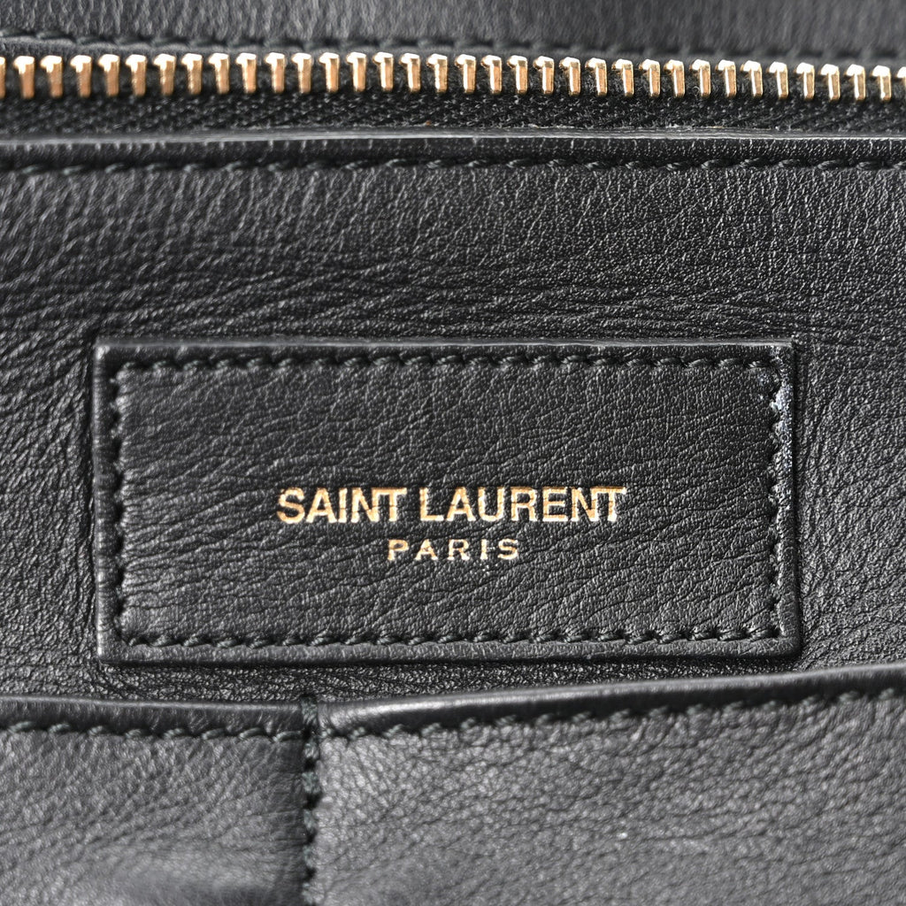 Calfskin Medium Classic Y Cabas Black
