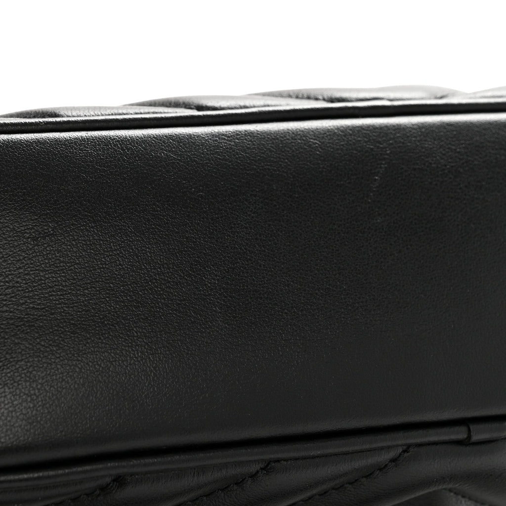 Calfskin Matelasse Monogram Lou Camera Bag Black