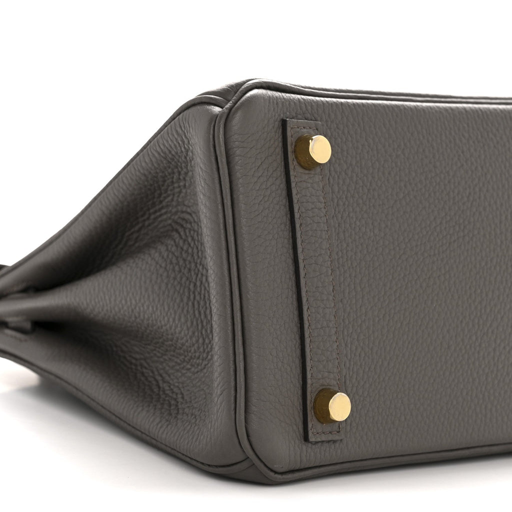 Togo Birkin 25 Gris Meyer