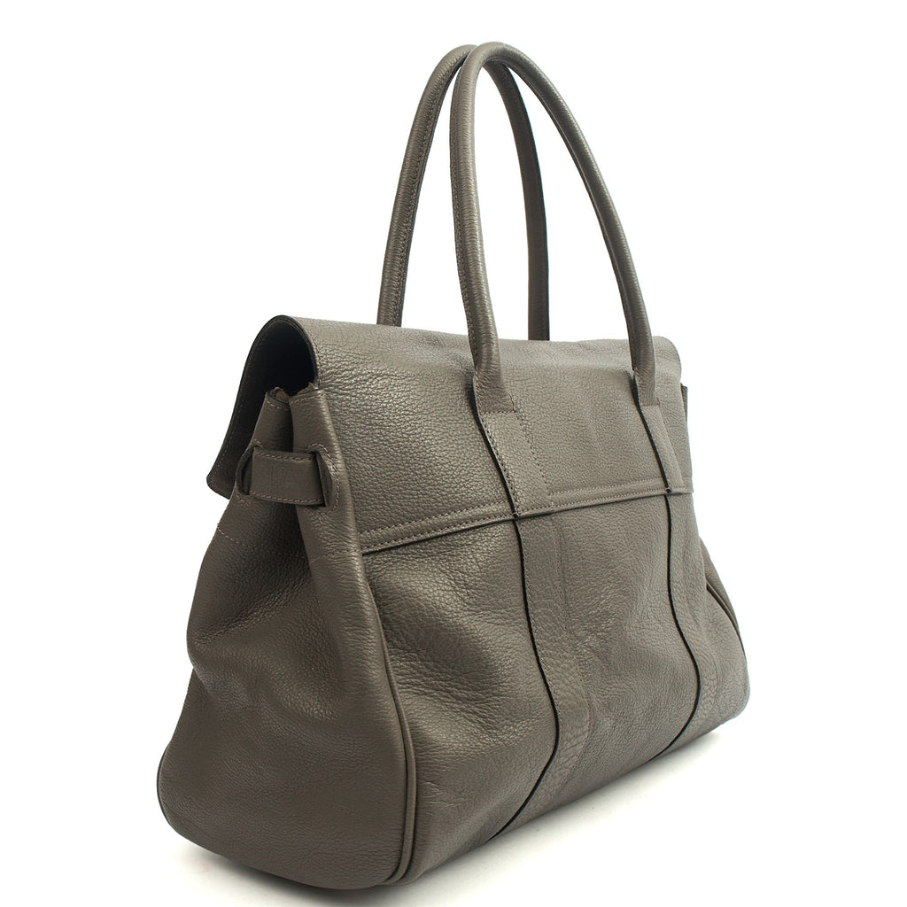 Mulberry Tote Bayswater Heritage in Charcoal Grey, Leather