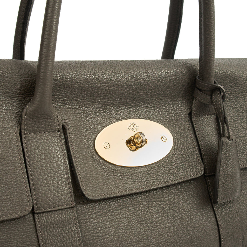 Mulberry Tote Bayswater Heritage in Charcoal Grey, Leather