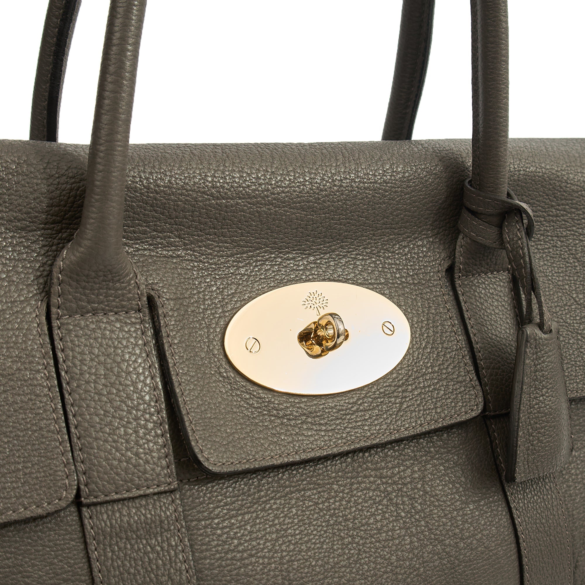 Mulberry Tote Bayswater Heritage in Charcoal Grey, Leather