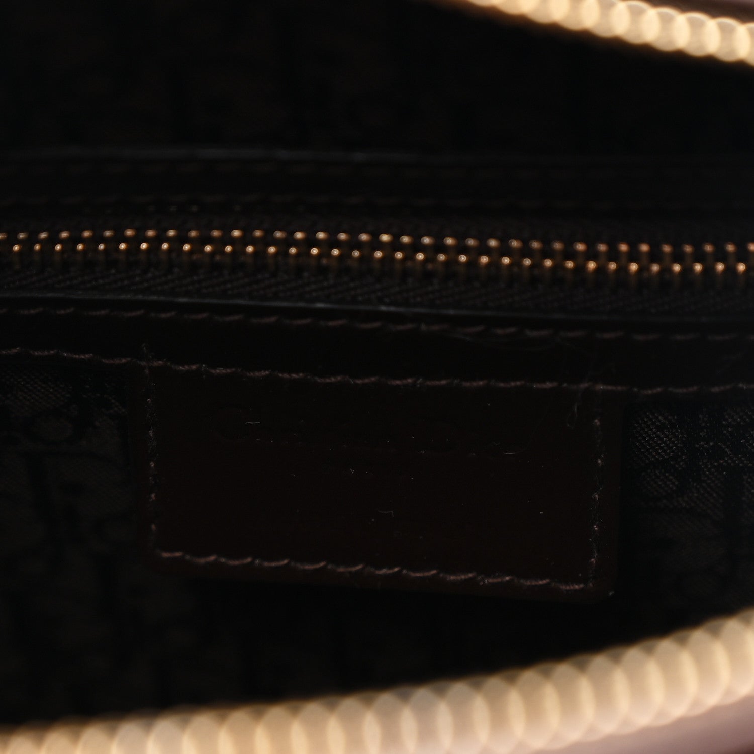 Patent Cannage Large Lady Dior Dark Brown