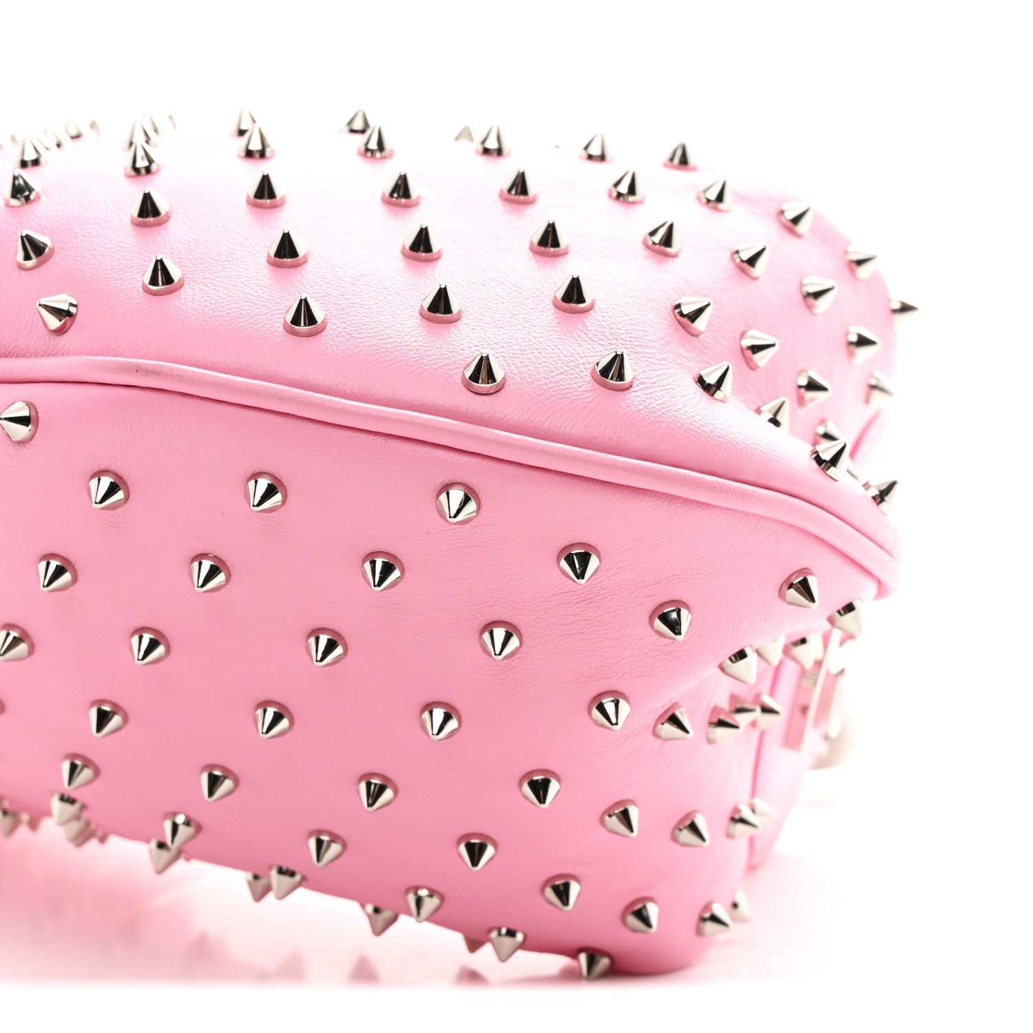 Calfskin Studded Le 54 Shoulder Bag Calipso