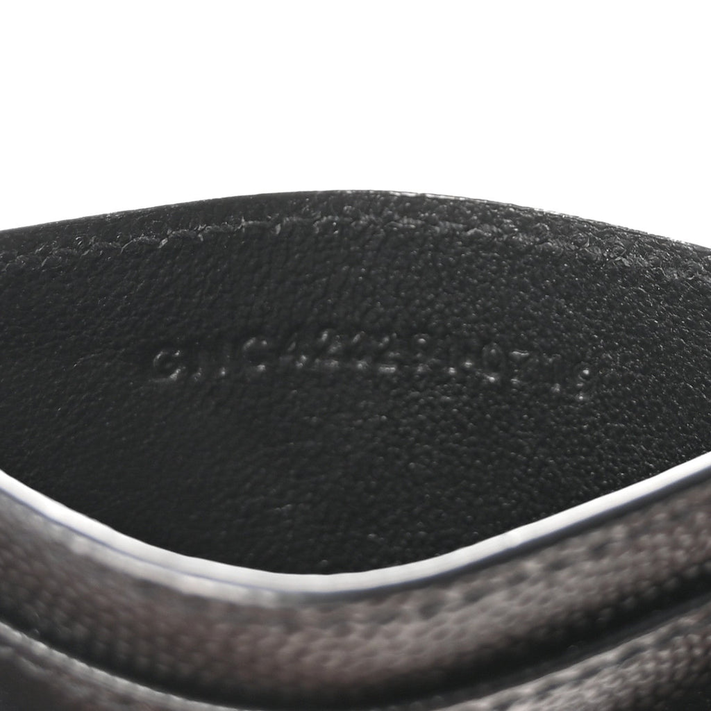 Grain De Poudre Matelasse Chevron Monochrome Credit  Case Black