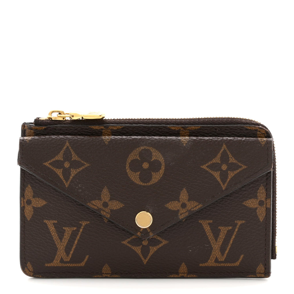 Monogram Recto Verso  Holder Black