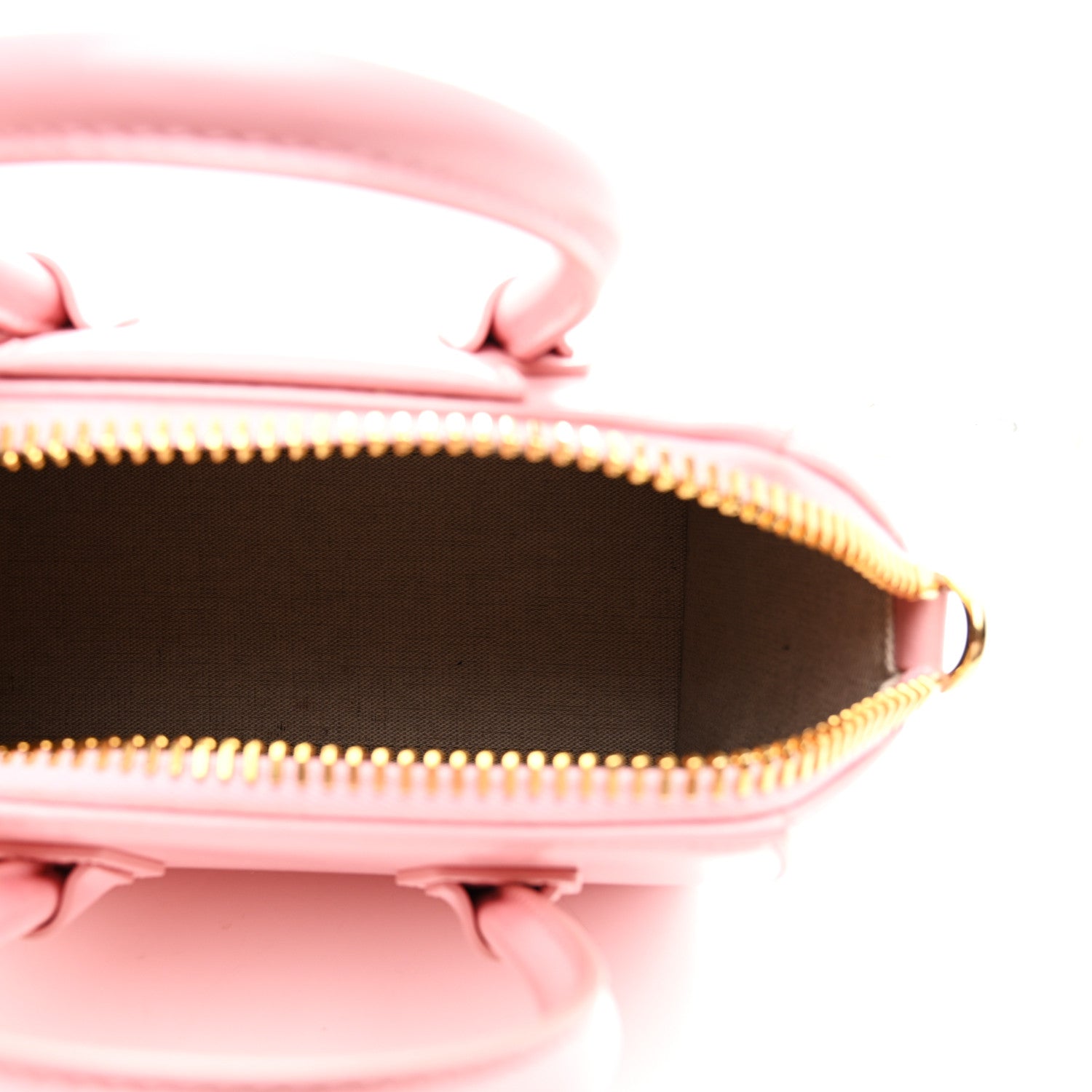 Shiny Lord Calfskin Mini Antigona Flamingo