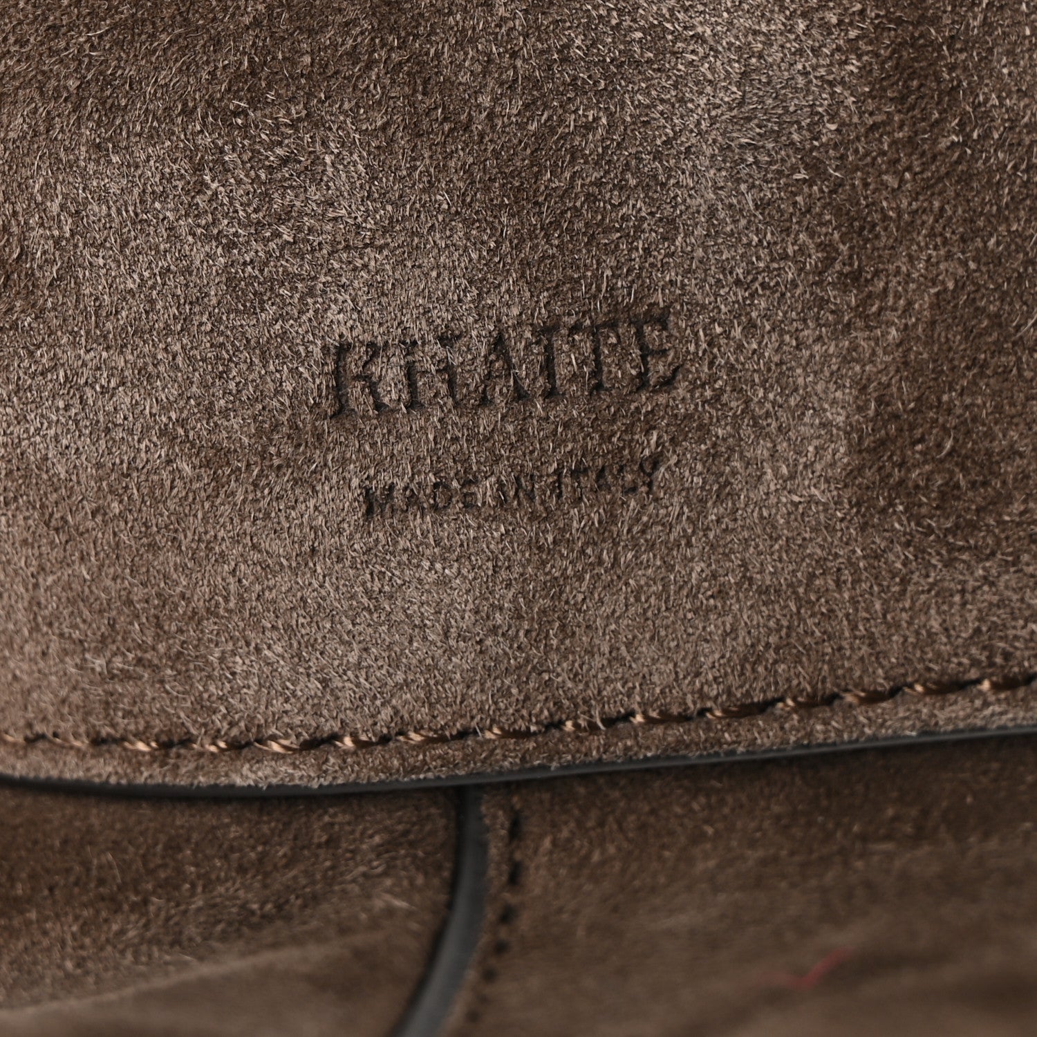 Suede Calfskin Frida Tote Brown