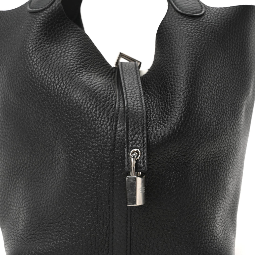 Taurillon Clemence Picotin Lock 22 MM Black