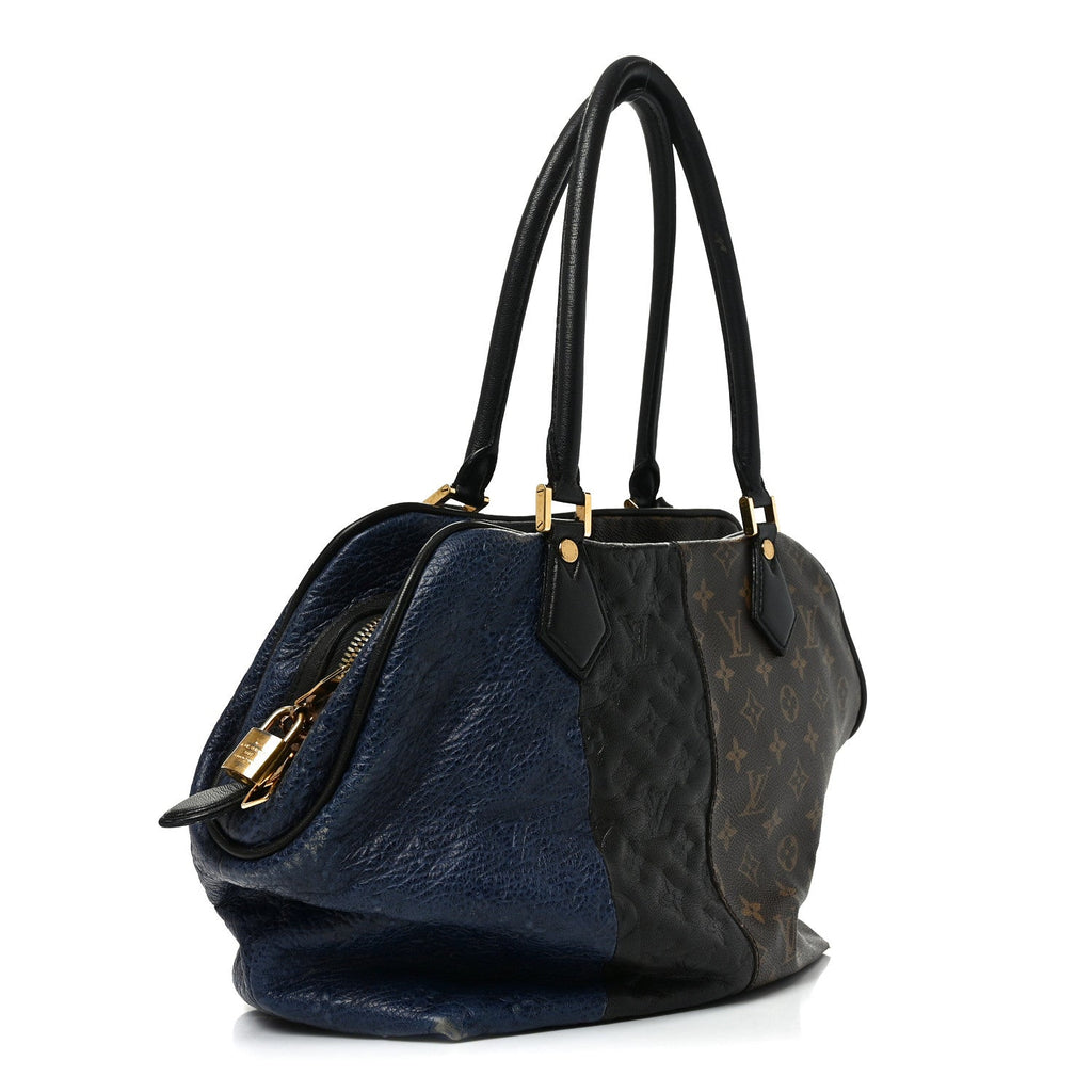 Monogram Stripes Medium Bag Marine