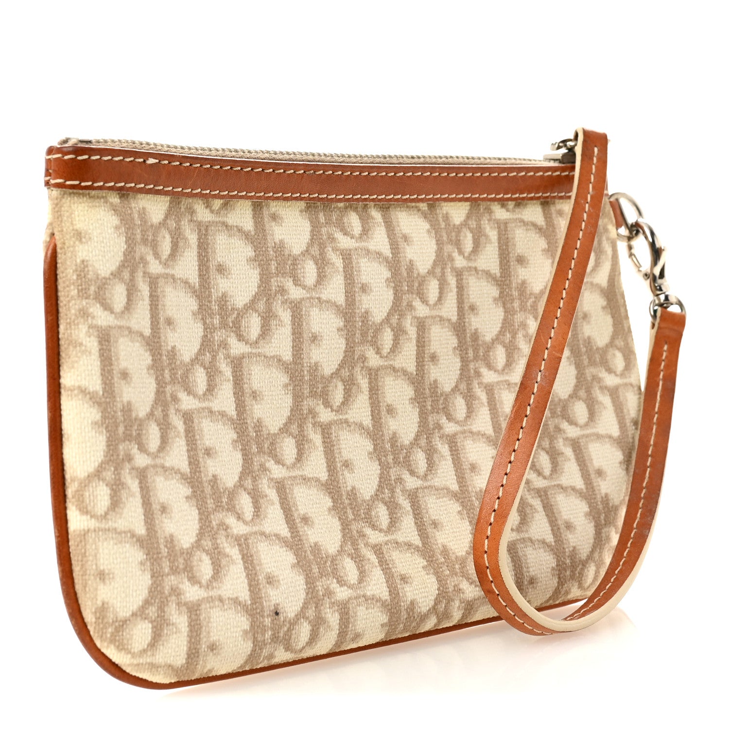 Monogram Trotter Romantique Wristlet Beige